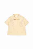 Psophia Sand Shirt With Embroidery Detail