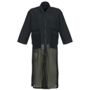 Kozan Cardigan Coat Black With Netting Detail