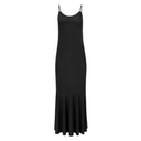 Xenia CRED Black Dress With Spaghetti Straps