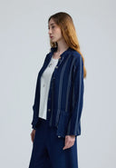 Luukaa Clover Woven Jacket In Original Denim
