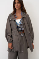 BIZE Mykonos Necklace In Grey And Cobalt