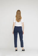 LauRie Regular Piper 7/8 Trouser with Zip Navy