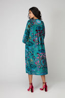 Sahara Winter Paisley Devore Dress Multi