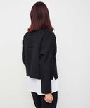 Yacco Maricard Cotton Jersey Jacket in Black