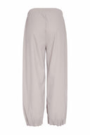 Naya Wide Leg Trouser With Tuck Hem In Taupe