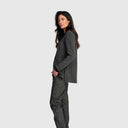 Alembika Soft Relaxed Shirt With Velvet Detail In Grey