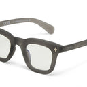 OKKIA Firenze Reading Glasses In Translucent Smoke