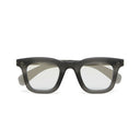 OKKIA Firenze Reading Glasses In Translucent Smoke