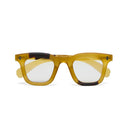 OKKIA Firenze Reading Glasses In Yellow With 3 Points Havana
