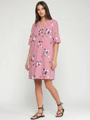 Vilagallo Red And White Striped Dress