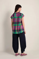 Sahara Madras Coloured Check Top