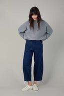 Sahara Denim Stretch  Bubble Trouser