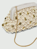 Marella Mlafascia Handbag In Stone/Gold
