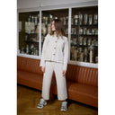 Henriette Steffensen Flare 3/4 Length Trouser in Kit