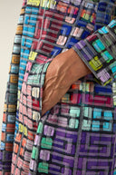 Sahara Coloured Glass Tiles Jersey Bubble Dress