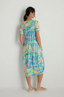 Sahara Summer Confetti Jersey Bubble Dress In Multi