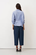 Bize Marmaro Embroidered Shirt In Baby Blue