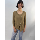 Lurdes Bergada Cardigan with Buttons in Dijon