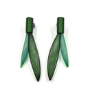 Christina Brampti short necklace K2443 Rubber with Green Net Crinoline