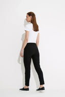 Tirelli Crop Straight Pant in Black
