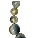 Katerina Vassou Brass Large Bead Short Necklace Gold