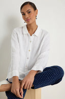 Sahara Waffle Linen Pocket Shirt