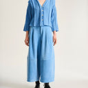 Bitte Kai Rand Shinji Wide Trousers In Lake Blue
