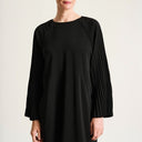 Bitte Kai Rand Yume Dress With Plisse Detail In Black