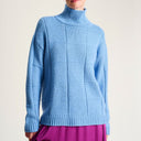 Bitte Kai Rand Nitto Turtleneck Jumper In Lake Blue