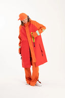 One Node Waterproof Parka In Red/Flame
