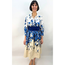 Sara Roka Dress In Blue Garden