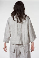 Baci Pin Stripe Jacket In Salt