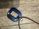 XAVIER-DEROME Red Cord Blue Pendant