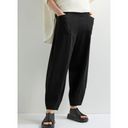Sahara Ponte Bubble Trouser In Black