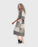 Alembika Striped Dress In Stonebar
