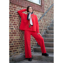 Henriette Steffensen Flare Trousers in Tomato