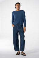 Oska Trouser 618 in Washed Denim