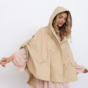 Urbancode Waterproof Cape in Vanilla