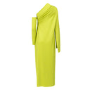 Xenia Terri Dress in Lime Green