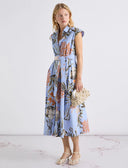 Marella Mllpadana Dress In Blue Multi