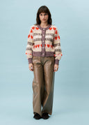 FRNCH Alucite Cardigan in Beige