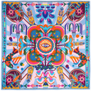 Wild Enchantered Medium Scarf In Blue Wild