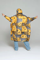 Rain Kiss Sunset Smiley Rain Poncho