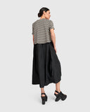 Alembika Short Jacket Dress In Stripes