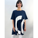 KnitKnit Long Jumper In Latte/Navy