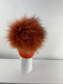 Rabionek Fur Pom Pom Hat in Orange