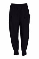 Naya Trousers With Cuff Hem In Black