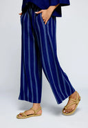 Luukaa Azalea Woven Trouser In Stripe Denim