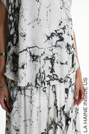 La Haine Asymmetrical Tunic in White