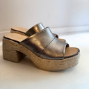 Gaimo Kala Leather Sandals in Pewter